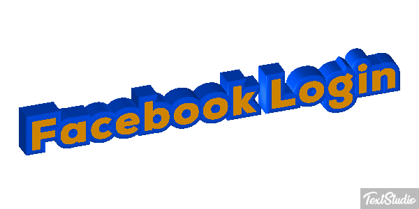 Facebook Login Efekt tekstowy