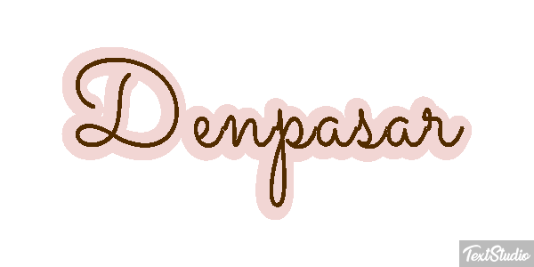Denpasar テキスト効果