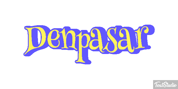 Denpasar テキスト効果