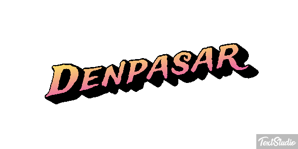 Denpasar テキスト効果