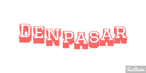 Denpasar テキスト効果