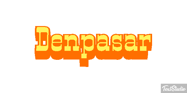 Denpasar テキスト効果