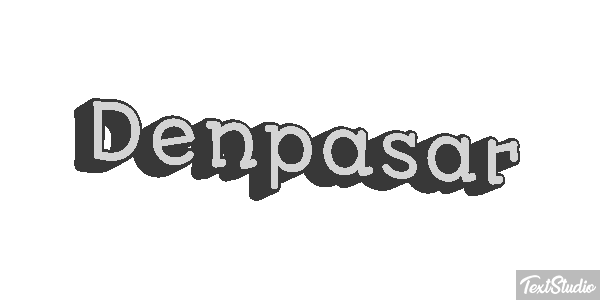 Denpasar テキスト効果