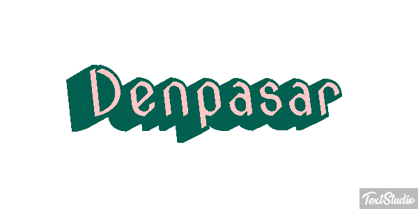 Denpasar テキスト効果