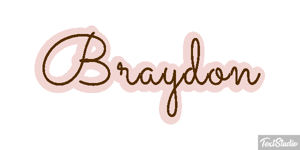 Braydon テキスト効果