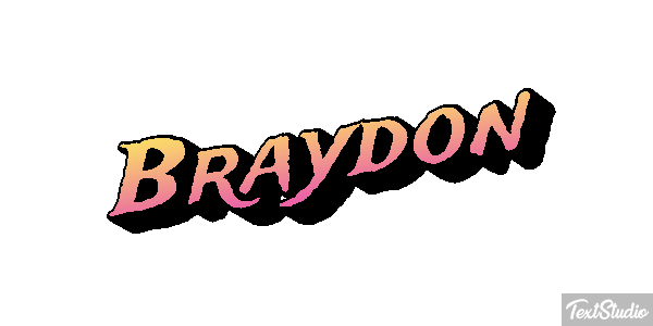 Braydon テキスト効果