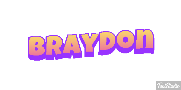 Braydon テキスト効果