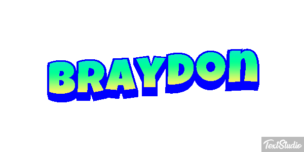 Braydon テキスト効果