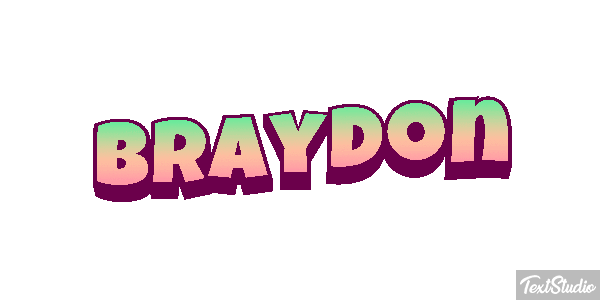 Braydon テキスト効果