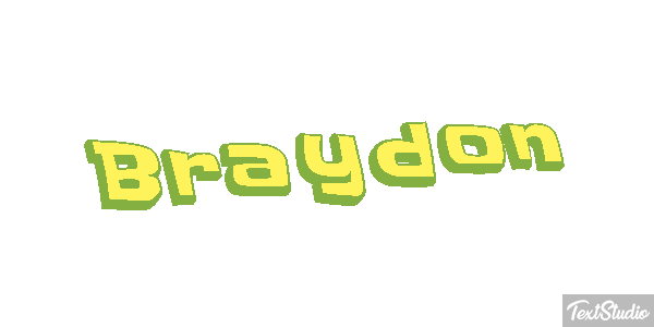 Braydon テキスト効果