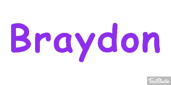 Braydon テキスト効果