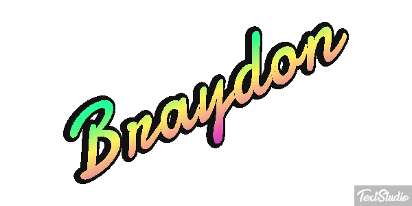 Braydon テキスト効果