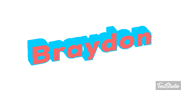 Braydon テキスト効果