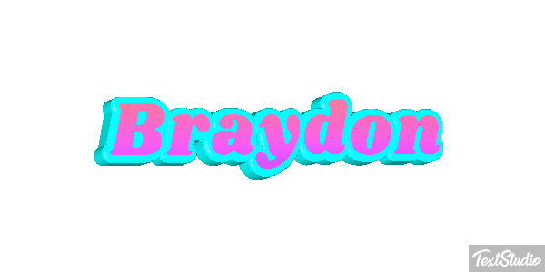 Braydon テキスト効果