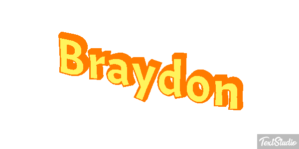 Braydon テキスト効果