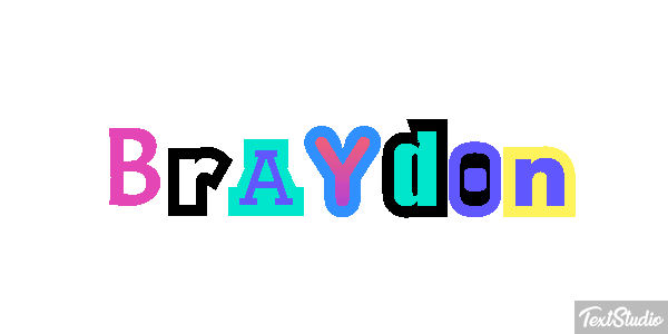 Braydon テキスト効果