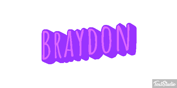 Braydon テキスト効果