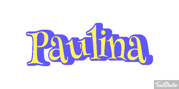 Paulina Текстовый эффект