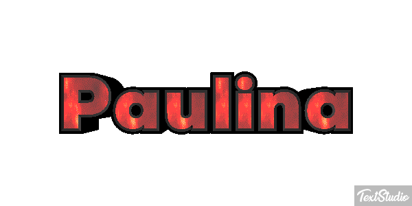 Paulina Текстовый эффект