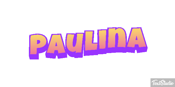 Paulina Текстовый эффект