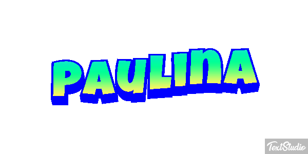 Paulina Текстовый эффект