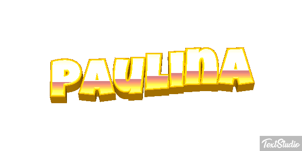 Paulina Текстовый эффект