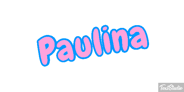 Paulina Текстовый эффект