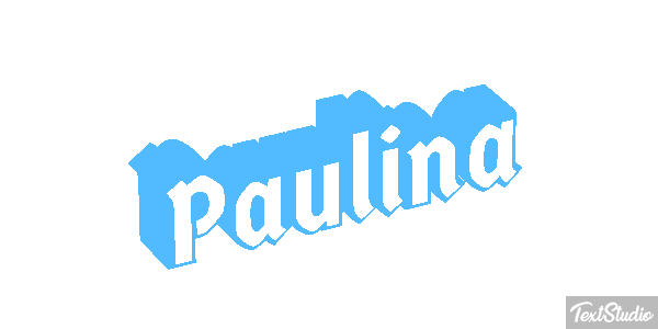 Paulina Текстовый эффект