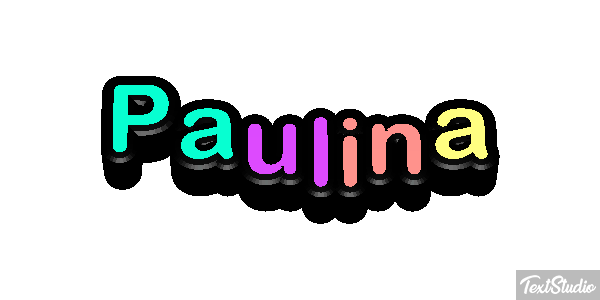 Paulina Текстовый эффект