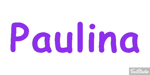 Paulina Текстовый эффект