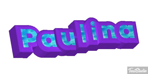 Paulina Текстовый эффект