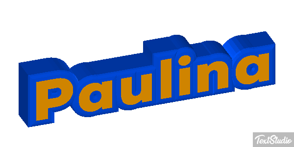 Paulina Текстовый эффект