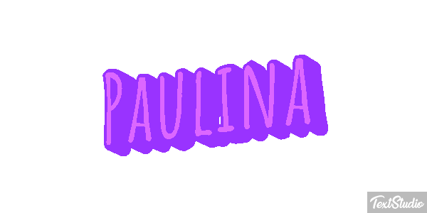 Paulina Текстовый эффект