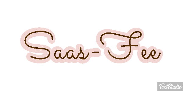 Saas-Fee Metin efekti