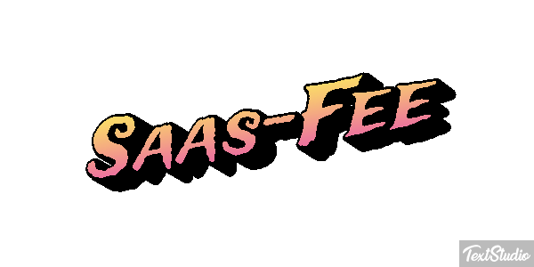 Saas-Fee Metin efekti