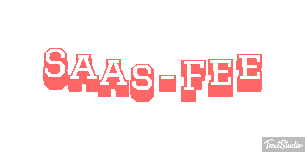 Saas-Fee Metin efekti