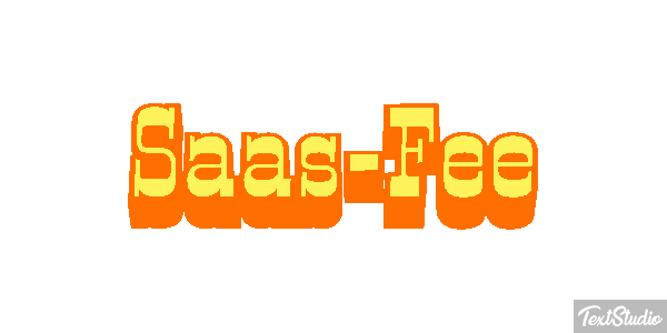 Saas-Fee Metin efekti