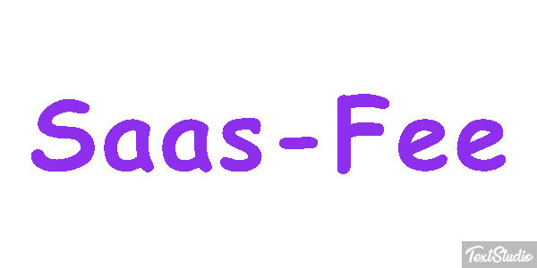 Saas-Fee Metin efekti