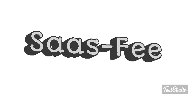 Saas-Fee Metin efekti