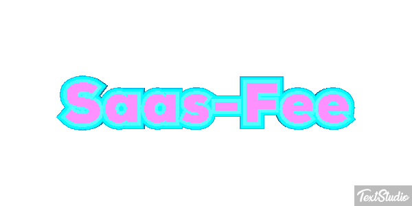 Saas-Fee Metin efekti