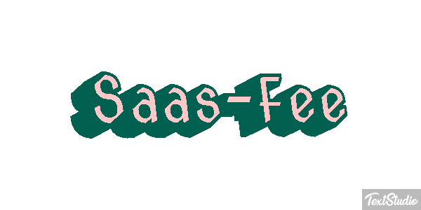 Saas-Fee Metin efekti