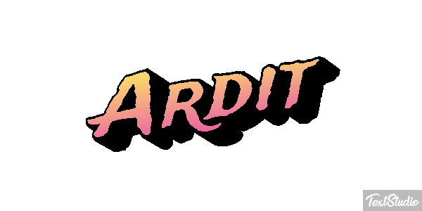 Ardit Text effect