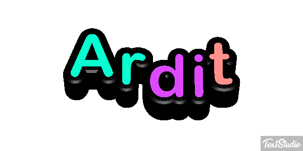 Ardit Text effect