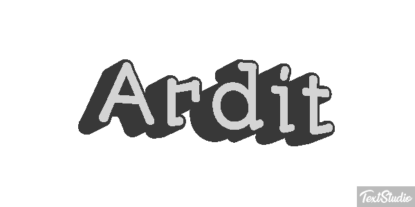 Ardit Text effect