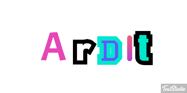 Ardit Text effect