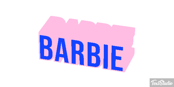 Barbie Text effect