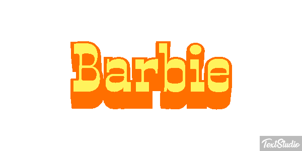 Barbie Text effect