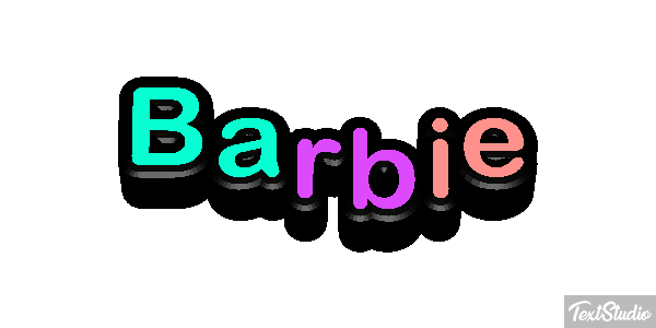 Barbie Text effect