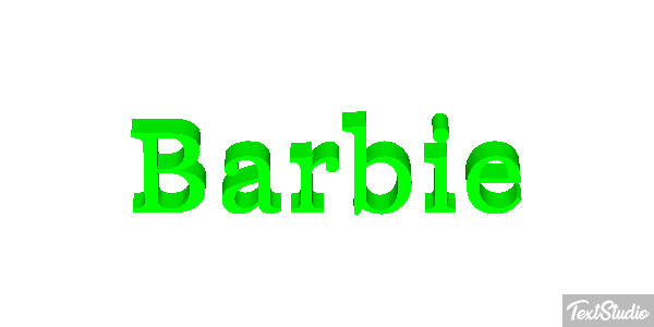 Barbie Text effect