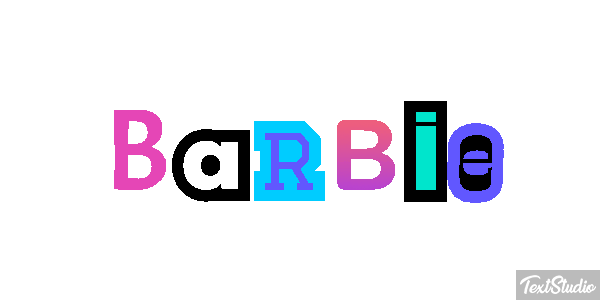 Barbie Text effect